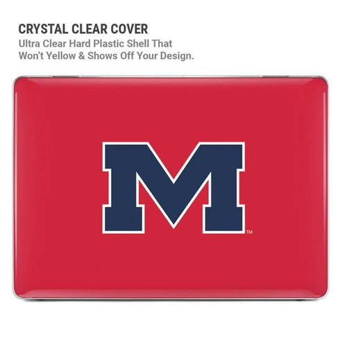 University of Mississippi Ole Miss Logo Red MacBook Air 15in (2023-2025) Case plus Skin